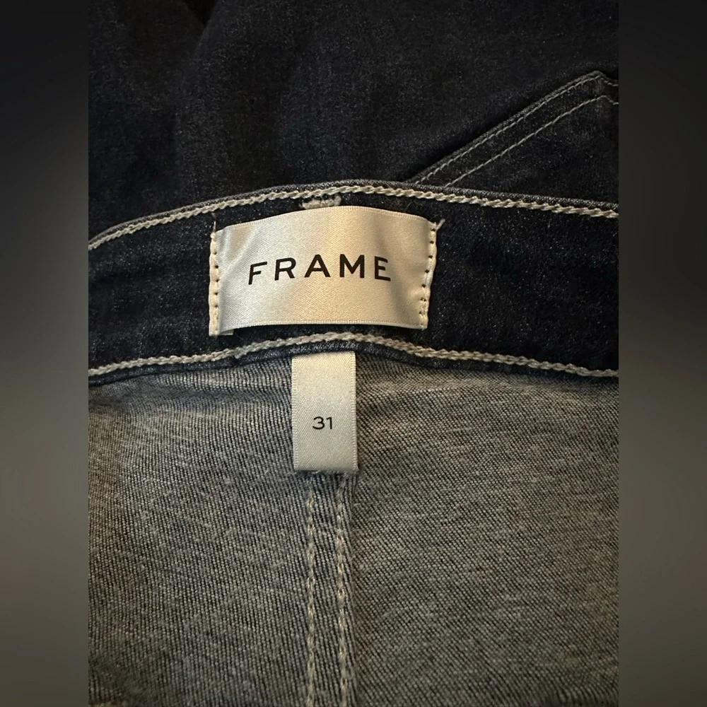 Frame Denim Francoise Wide-Leg High-Rise Jeans Virgo size 31 WE24DPA037 - Picture 2 of 10